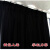 黒い遮熱遮光布ベロダ断熱厚い手UVカート光を通してくれないテ-ピ寝室完全遮光パンチー2.8 m幅X 2.7 mの高さで水洗いする片面銀は不要です。