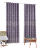 安莱居韩式刺繍田園レカーン既製カーターテン二重窓リビソン系無の完全遮光布紫布刺繍二重フューク