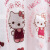 オーー・ダ・カーー・テーン韓国式ピィンクのお姫様部屋暖い子供寝室扫き出し窓漫画猫既制カーー・テーター・テカーン