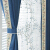 ノロ家具の高级な雪ラシャの既制カーターテン纯青いビレッジ寝室の扫き出し窓ベロダー遮光ドレン刺繍糸カータテテ-ン幅3高2.7枚（改高可能）