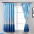 美麗契約地中海スライト遮光カーター寝室リベット窓子供部屋遮光布天藍-布(フーク加工)1.5メトル幅x 2高一片