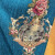 黛恩糸洋风オーストリアメーンカーディィ寝室高级シジェニル花遮光既製のカーテッドアッッドアッックアブ毎米