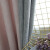 ノルル北欧スタイロの厚い手遮光レービ寝室の扫き出し窓浅緑+ベルジュル打穴-幅2高2.7片