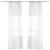 锦色华年レガッタの白纱カーテン既製のカールテをプレゼントします。纯素2メトル幅*2.6メトル高一片