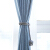 锦色华年高级厚手遮光カーターテーテン洋风のリベル寝室カーリング地中海蓝(ホークとリングを赠ります)3メトル幅*2.6メトル高さ1枚